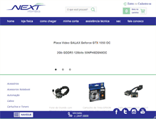 Tablet Screenshot of nextshop.com.br